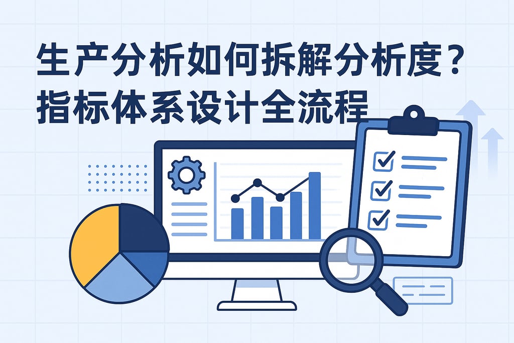 生产分析如何拆解分析维度？指标体系设计全流程