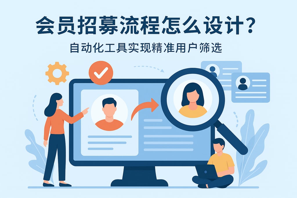 会员招募流程怎么设计？自动化工具实现精准用户筛选