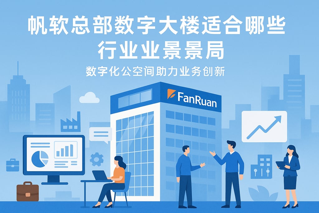 帆软总部数字大楼适合哪些行业场景？数字化办公空间助力业务创新