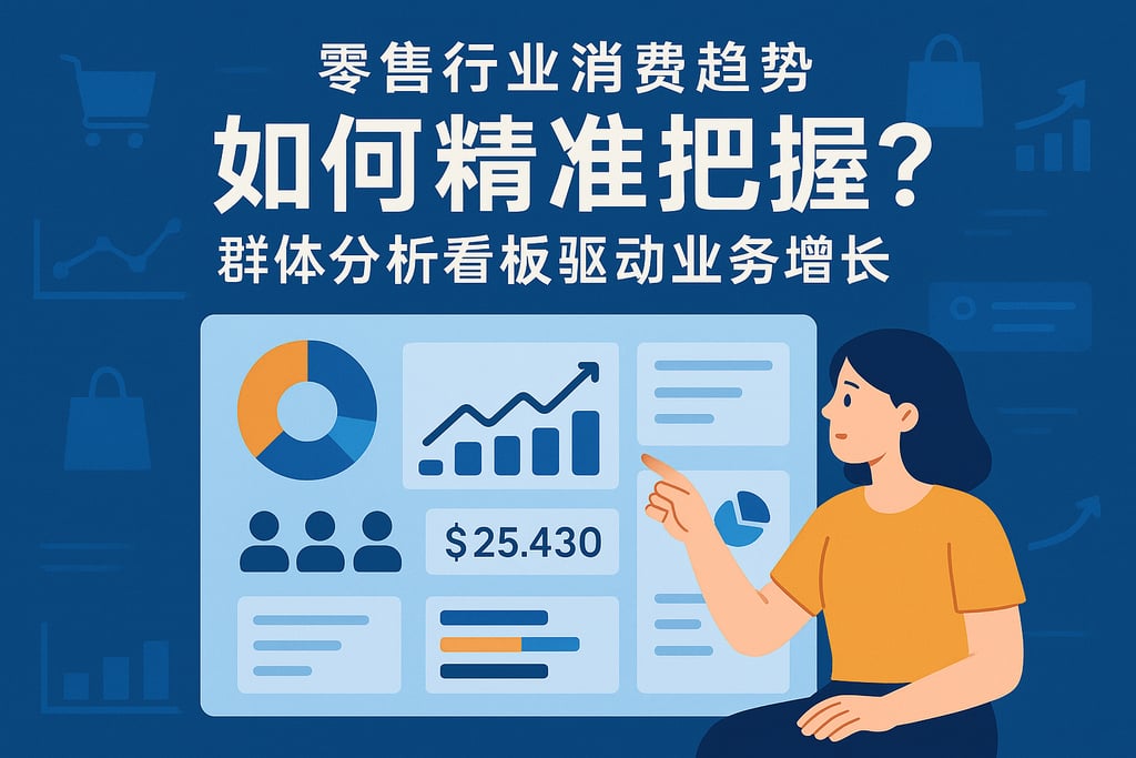 零售行业消费趋势如何精准把握？群体分析看板驱动业务增长