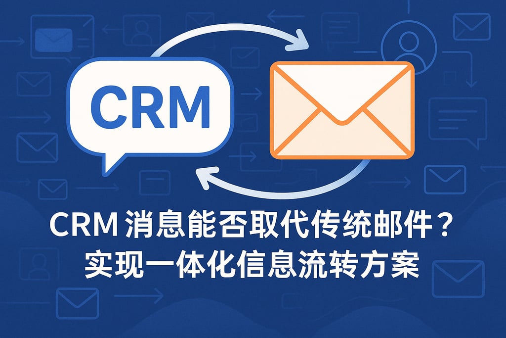 crm消息格式能否替代传统邮件？实现一体化信息流转方案