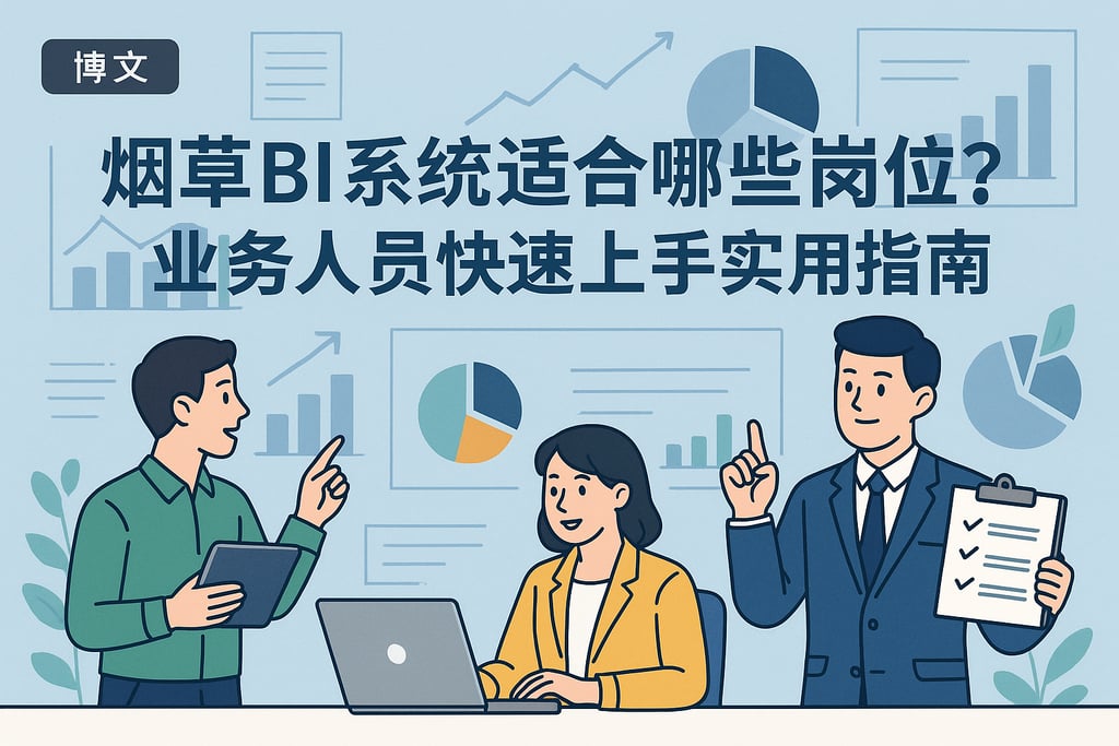 烟草BI系统适合哪些岗位？业务人员快速上手实用指南