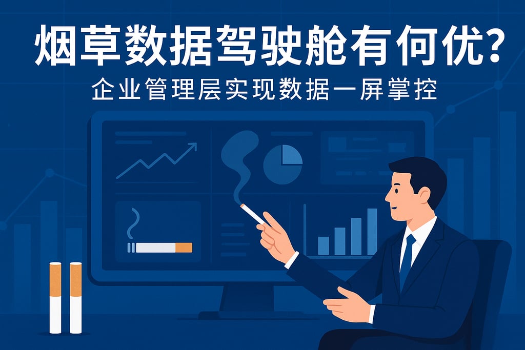 烟草数据驾驶舱有何优势？企业管理层实现数据一屏掌控