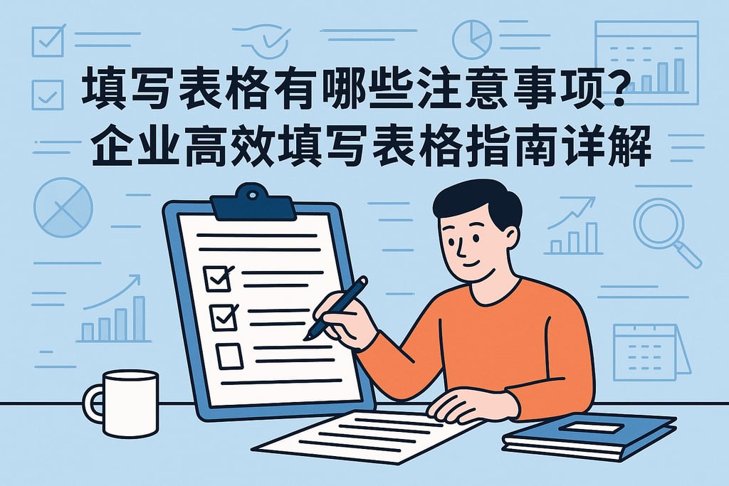 填写表格有哪些注意事项？企业高效填写表格指南详解