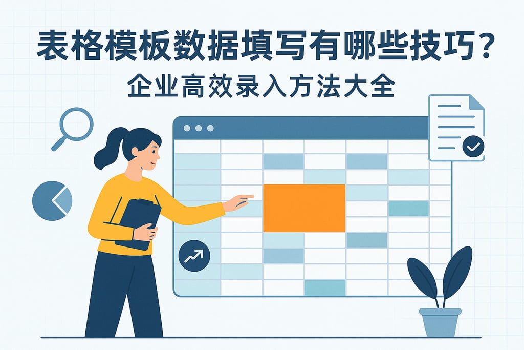 表格模板数据填写有哪些技巧？企业高效录入方法大全