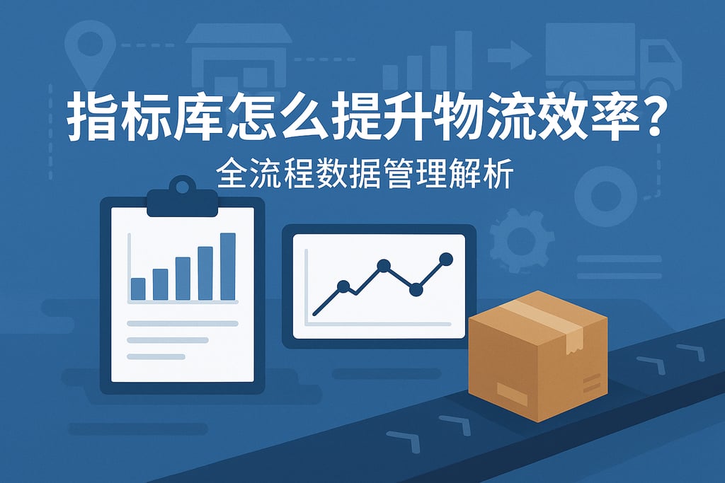指标库怎么提升物流效率？全流程数据管理解析