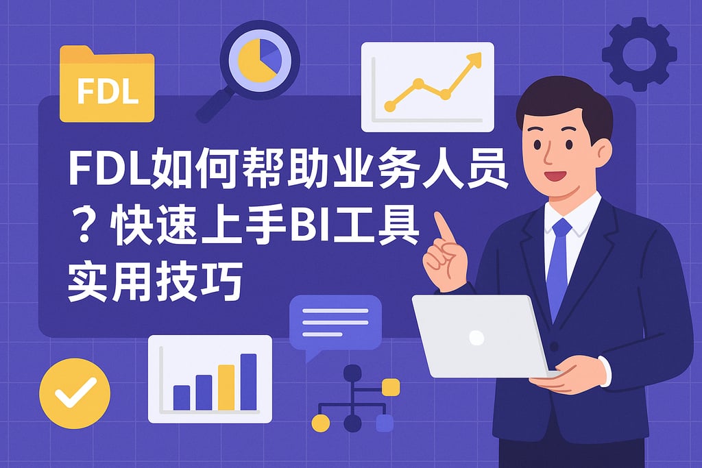 FDL如何帮助业务人员？快速上手BI工具实用技巧