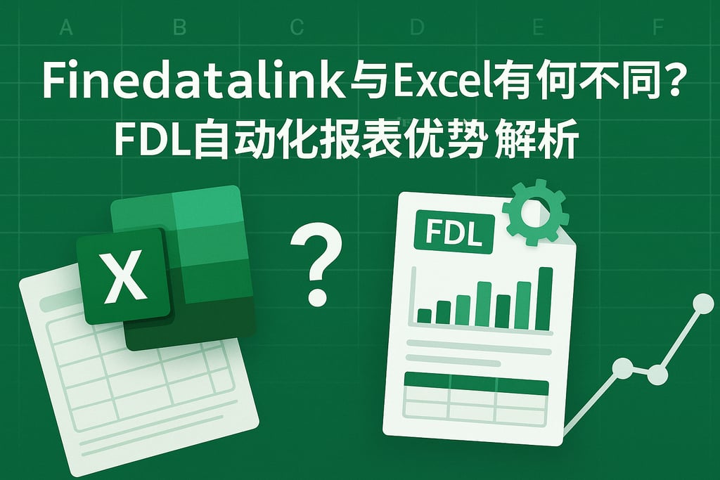Finedatalink与Excel有何不同？FDL自动化报表优势解析