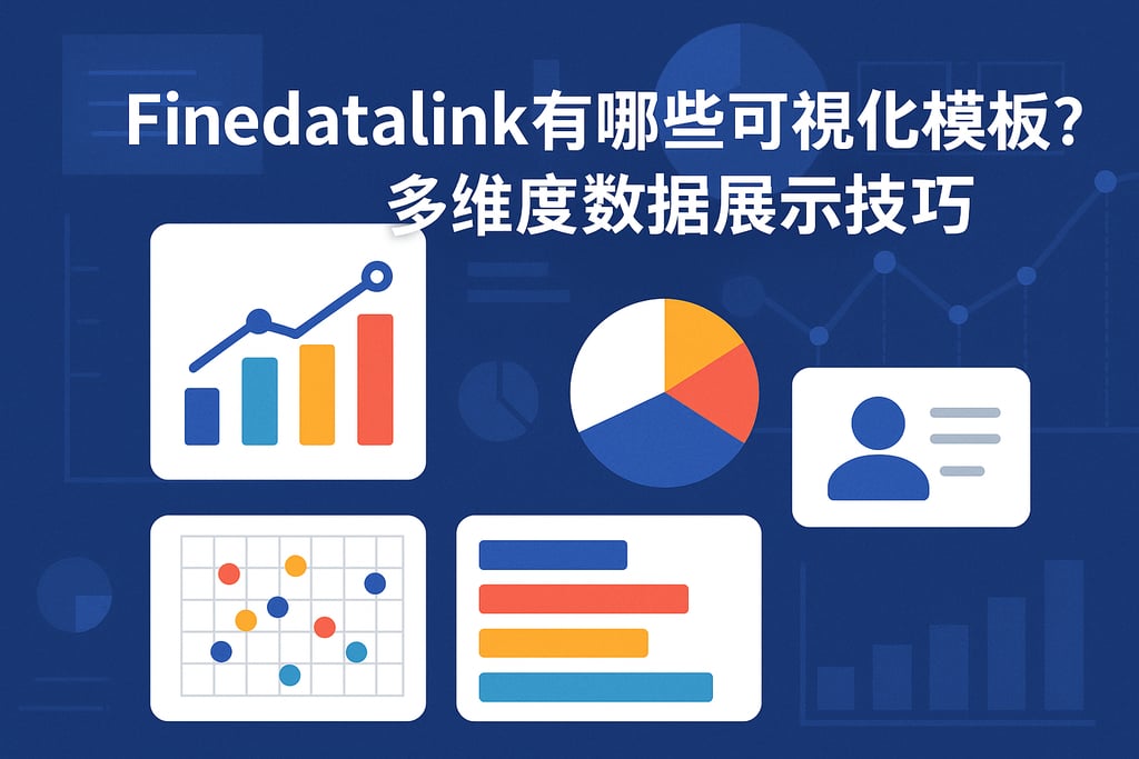 Finedatalink有哪些可视化模板？多维度数据展示技巧