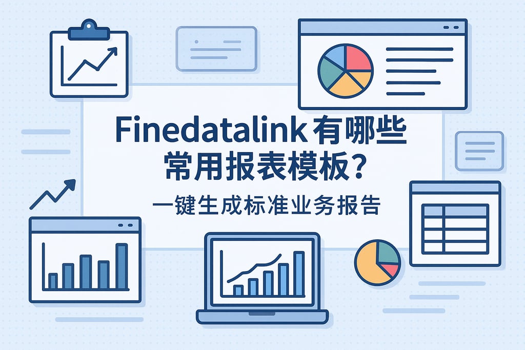Finedatalink有哪些常用报表模板？一键生成标准业务报告