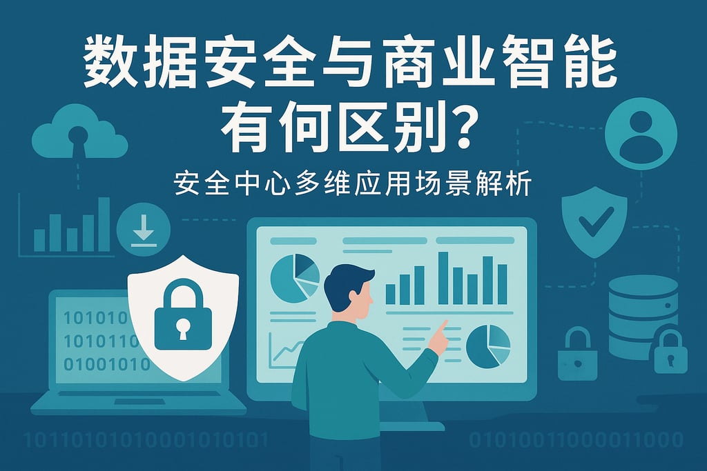 数据安全与商业智能有何区别？安全中心多维应用场景解析