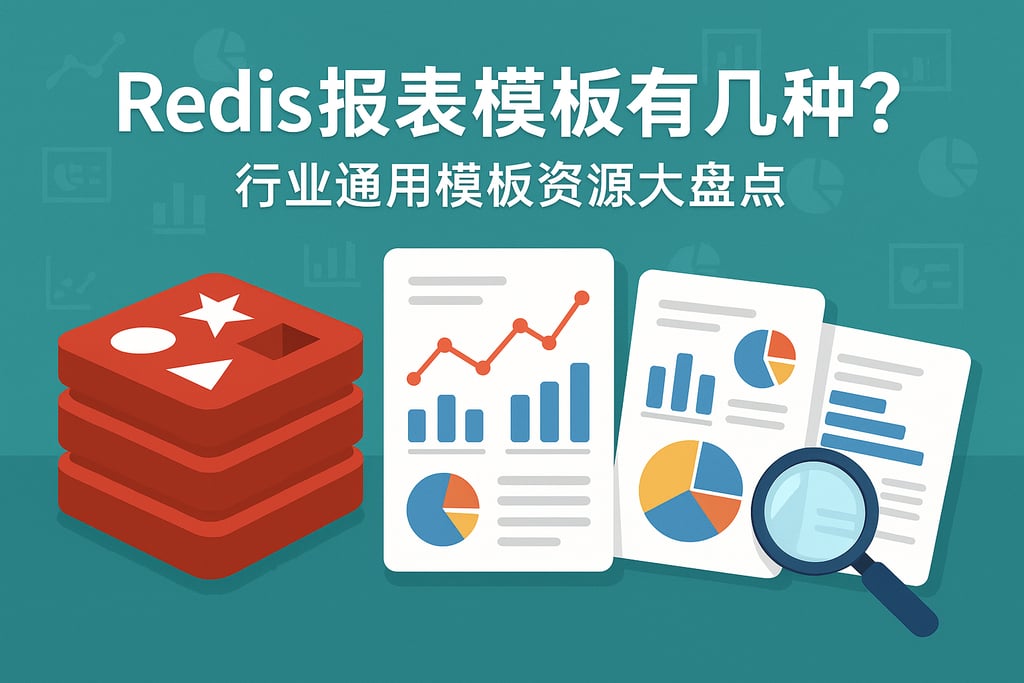 Redis报表模板有几种？行业通用模板资源大盘点