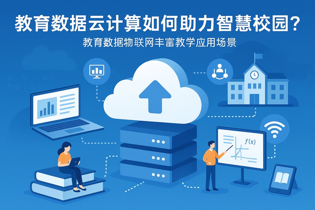 教育数据云计算如何助力智慧校园？教育数据物联网丰富教学应用场景