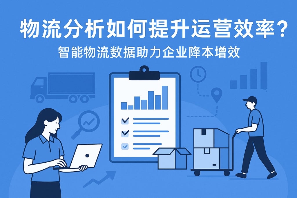 物流分析如何提升运营效率？智能物流数据助力企业降本增效