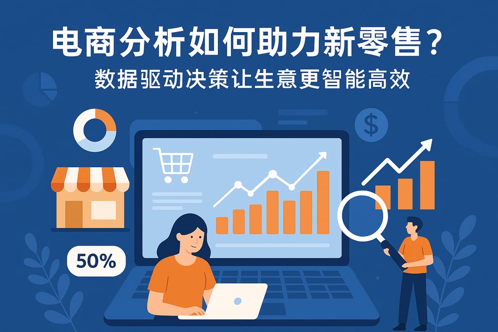 电商分析如何助力新零售？数据驱动决策让生意更智能高效