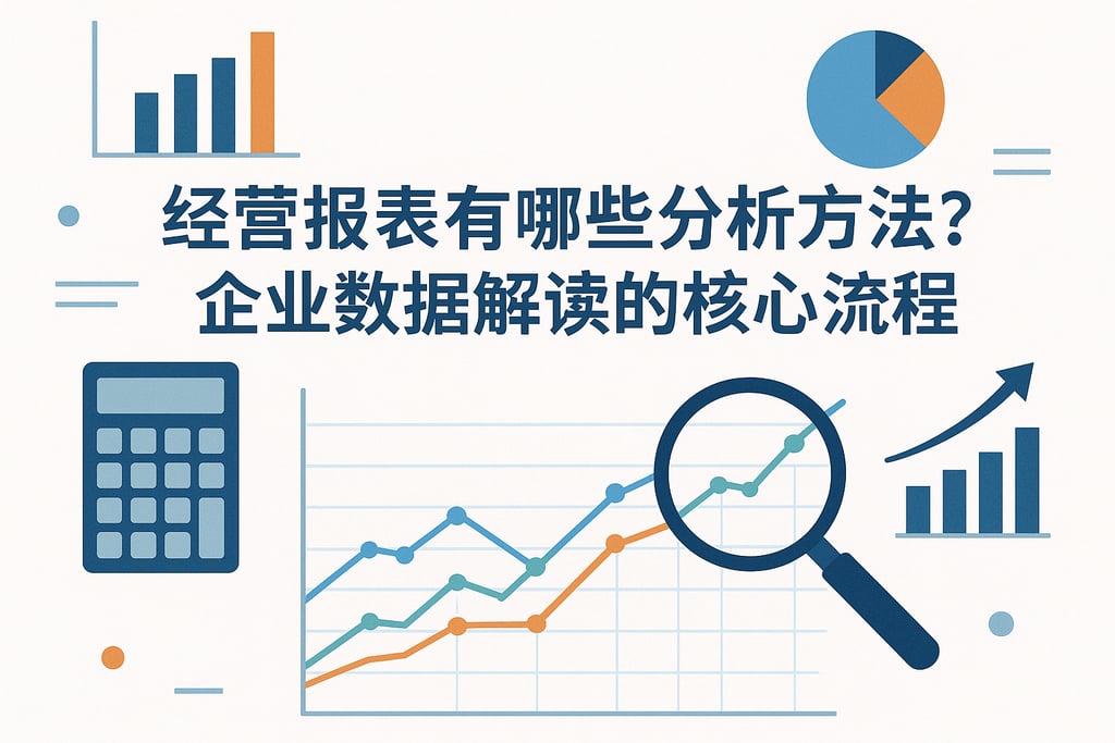 经营报表有哪些分析方法？企业数据解读的核心流程