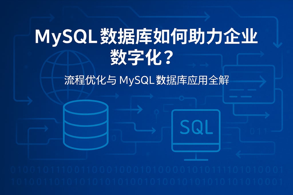 mysql数据库如何助力企业数字化？流程优化与mysql数据库应用全解。