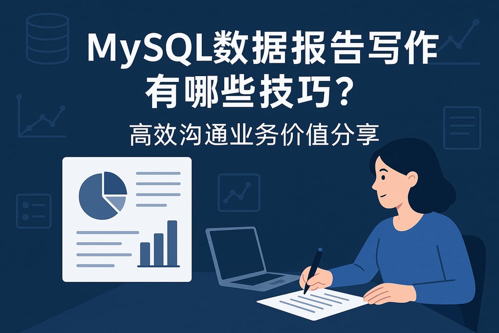 mysql数据库报告写作有哪些技巧？高效沟通业务价值分享