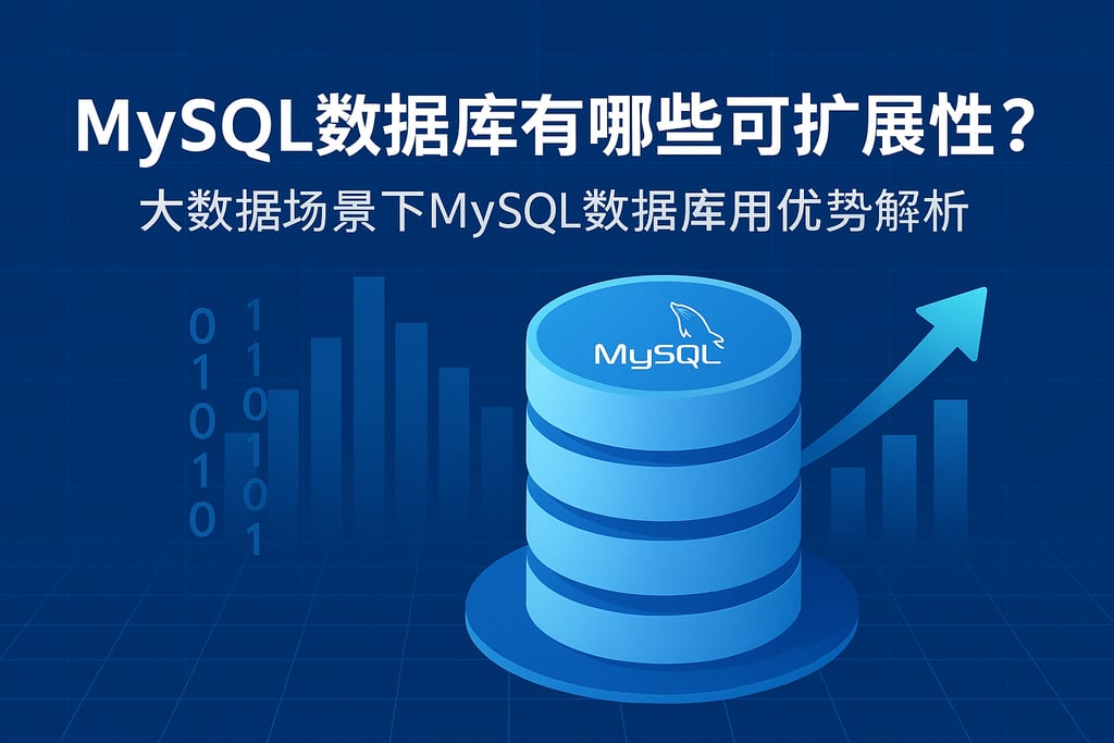 mysql数据库有哪些可扩展性？大数据场景下mysql数据库应用优势解析。