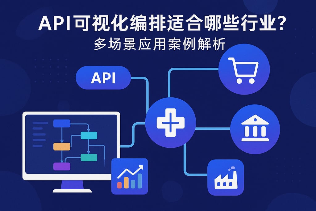 API可视化编排适合哪些行业？多场景应用案例解析