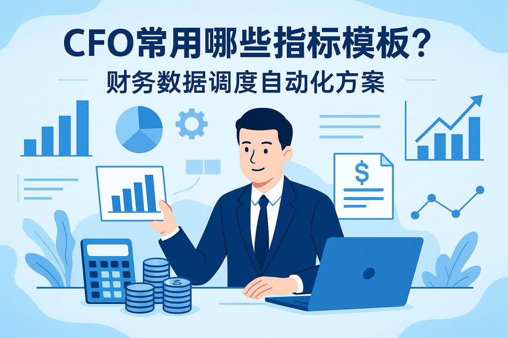 CFO常用哪些指标模板？财务数据调度自动化方案