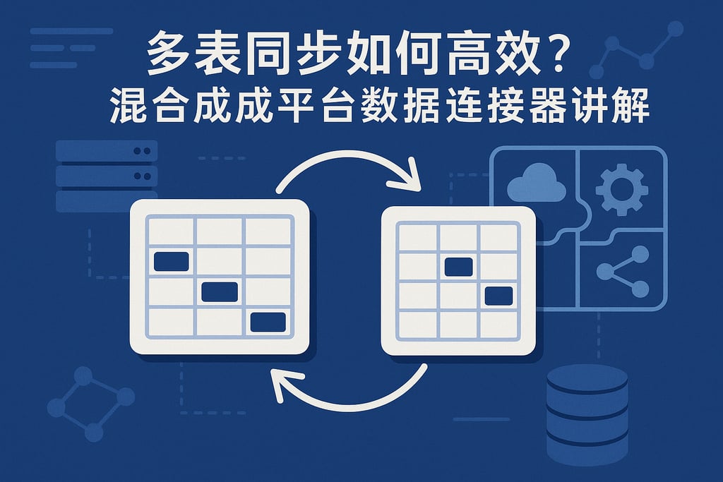 多表同步如何实现高效？混合集成平台数据连接器讲解