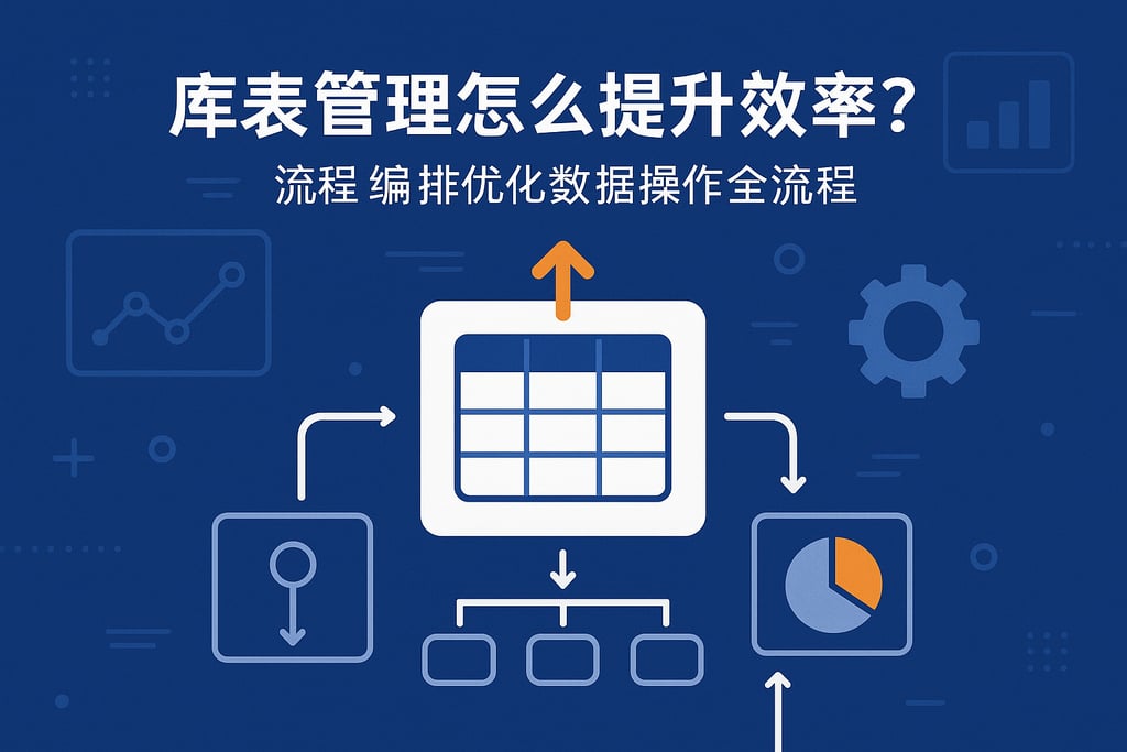 库表管理怎么提升效率？流程编排优化数据操作全流程