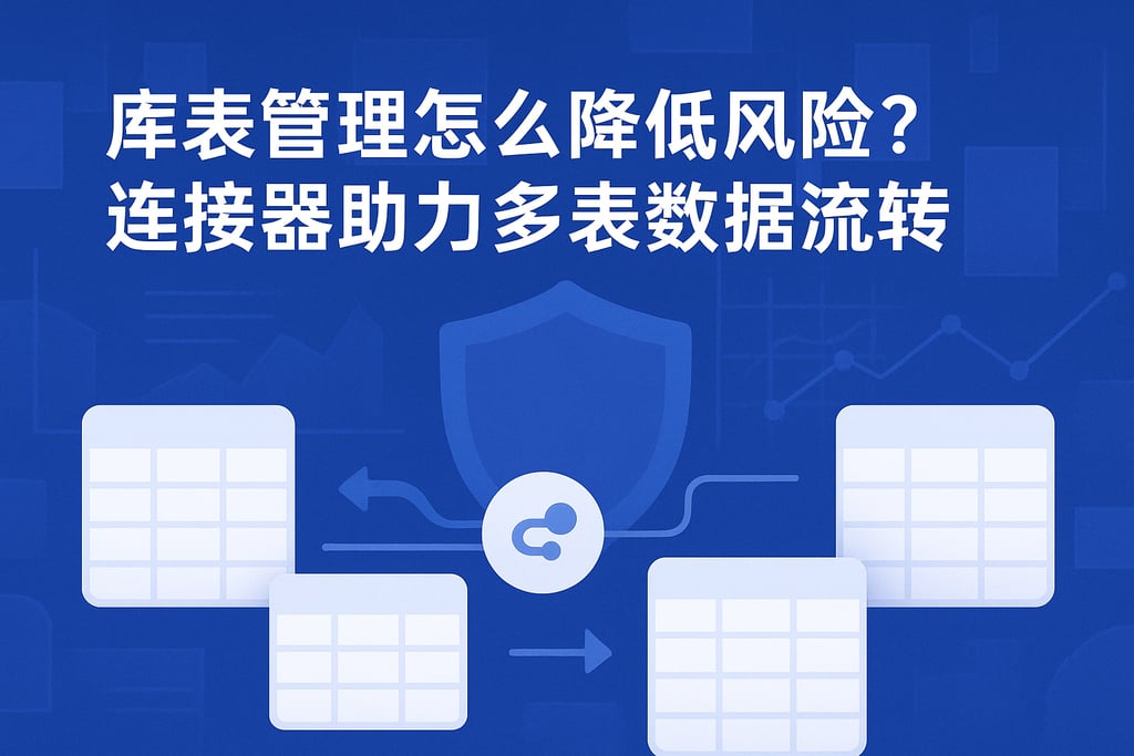 库表管理怎么降低风险？连接器助力多表数据流转