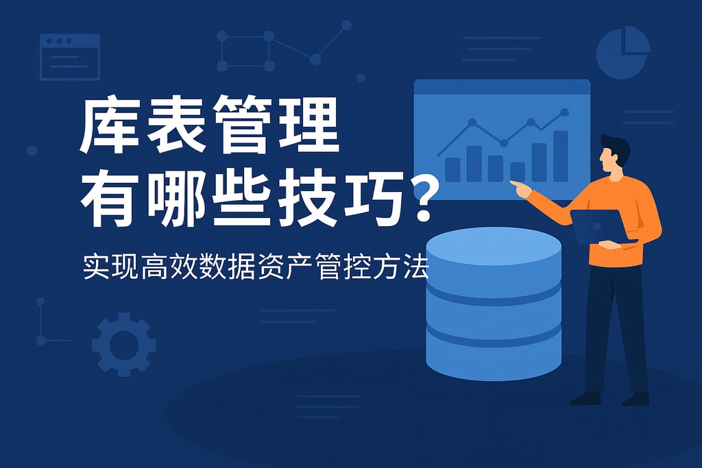 库表管理有哪些技巧？实现高效数据资产管控方法