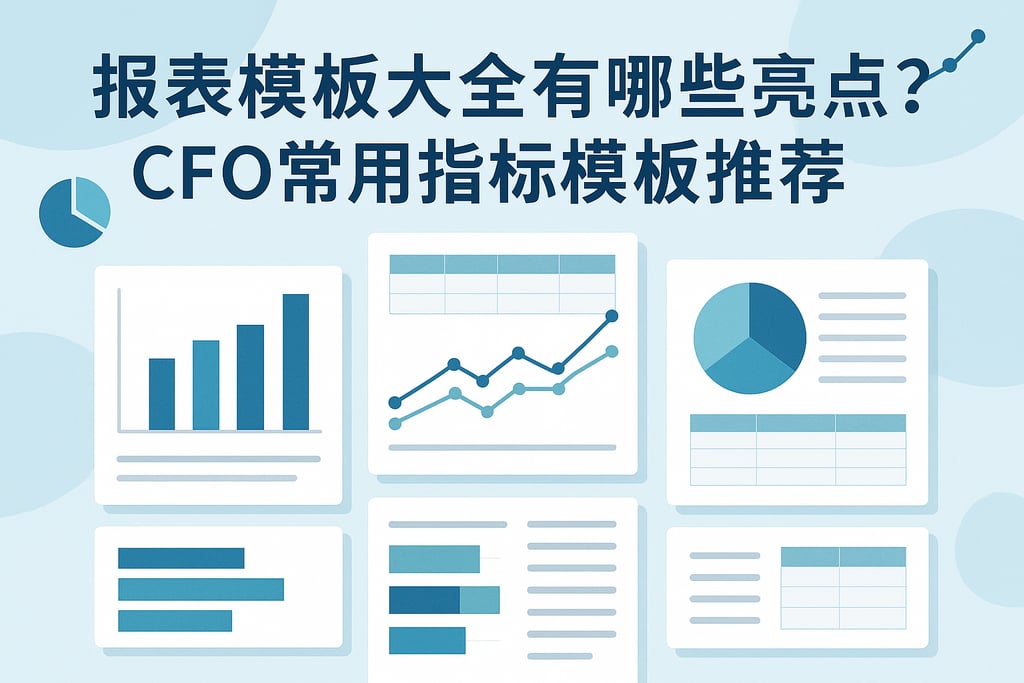 报表模板大全有哪些亮点？CFO常用指标模板推荐
