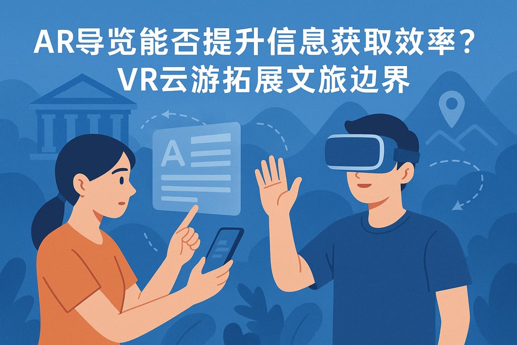 AR导览能否提升信息获取效率？VR云游拓展文旅边界