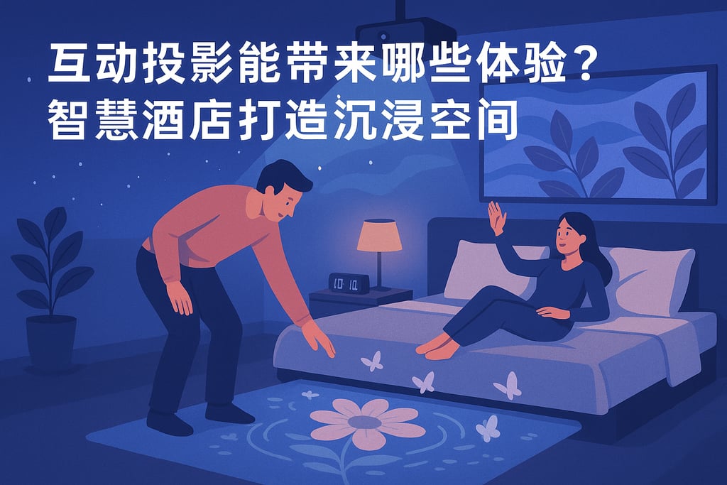 互动投影能带来哪些体验？智慧酒店打造沉浸空间
