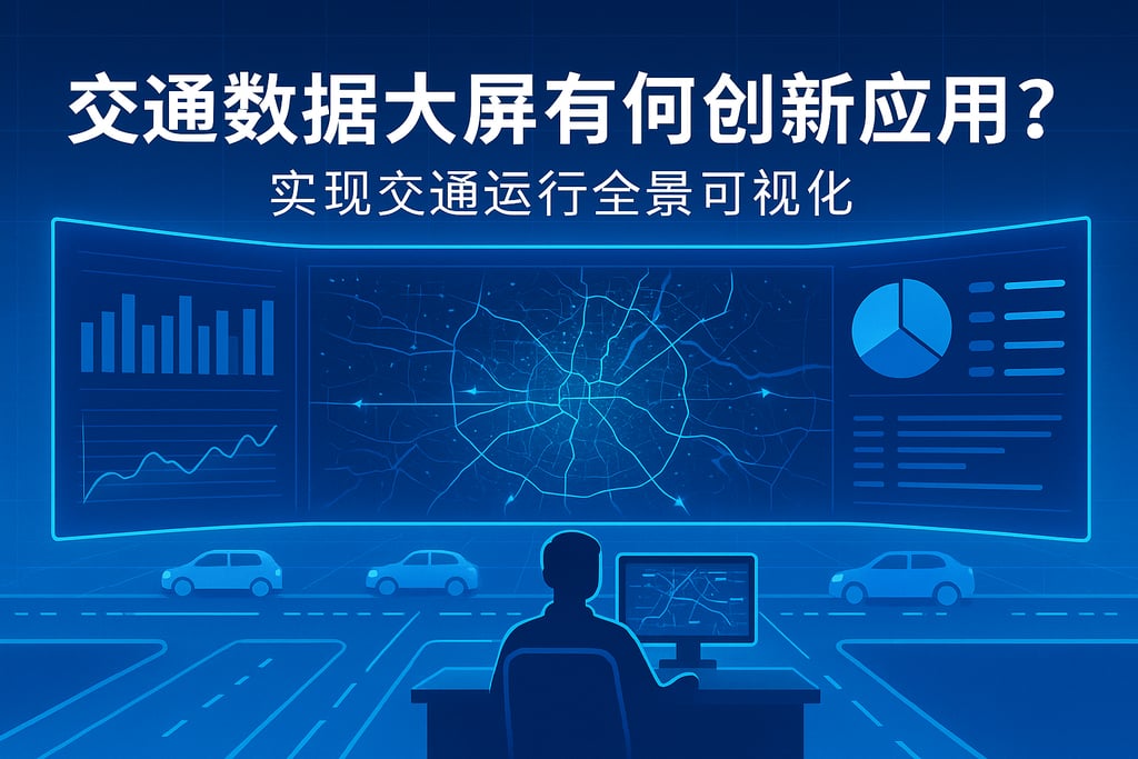 交通数据大屏有何创新应用？实现交通运行全景可视化