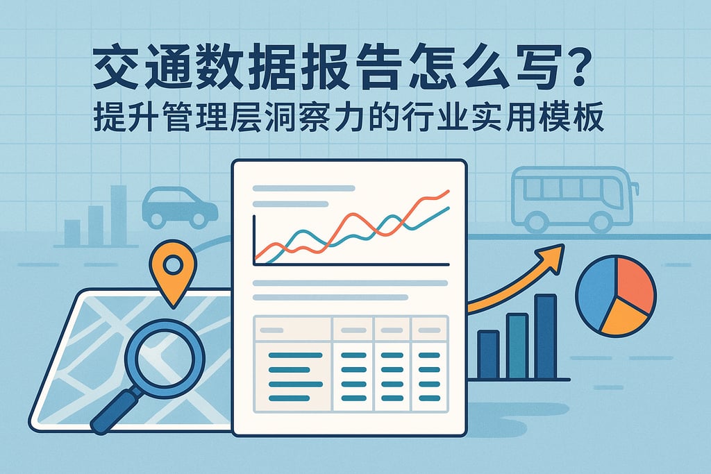 交通数据报告怎么写？提升管理层洞察力的行业实用模板