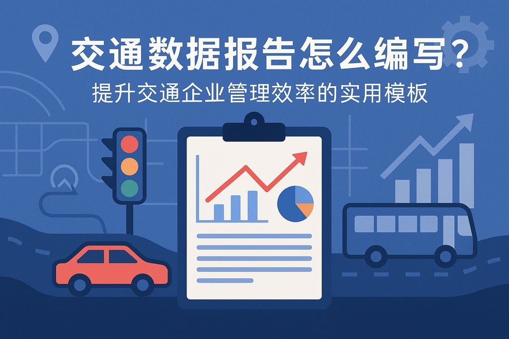 交通数据报告怎么编写？提升交通企业管理效率的实用模板