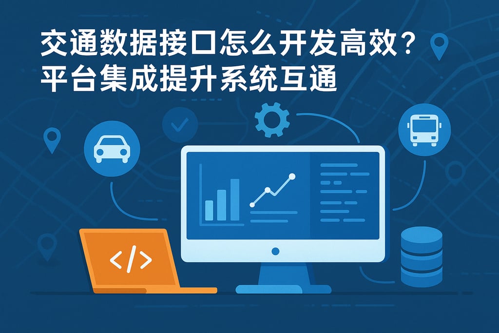 交通数据接口怎么开发高效？平台集成提升系统互通