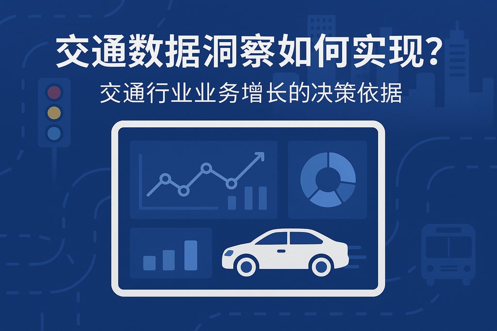 交通数据洞察如何实现？交通行业业务增长的决策依据