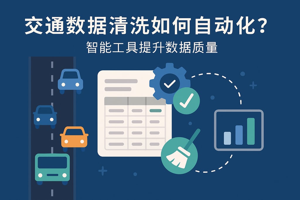 交通数据清洗如何自动化？智能工具提升数据质量