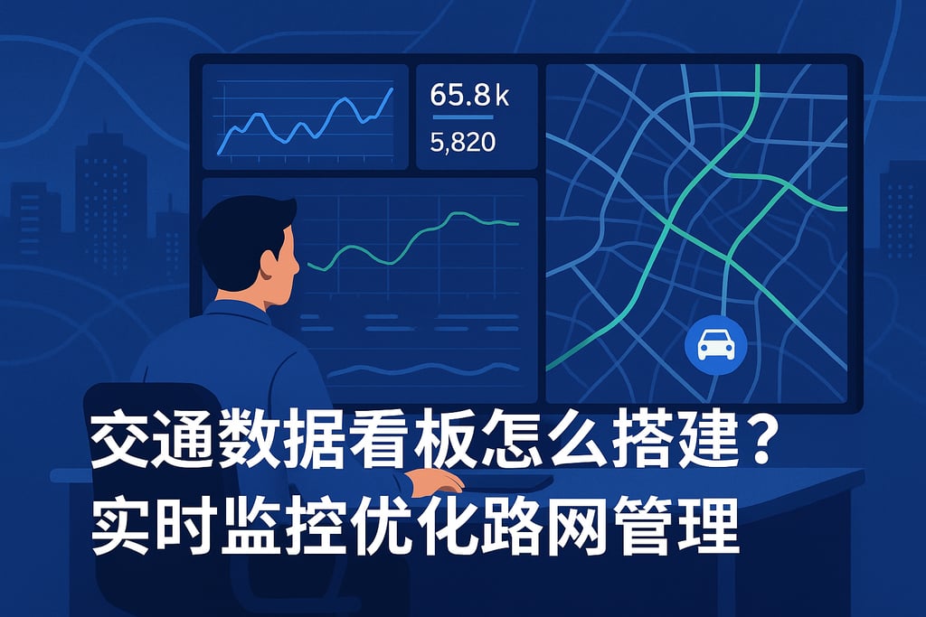 交通数据看板怎么搭建？实时监控优化路网管理