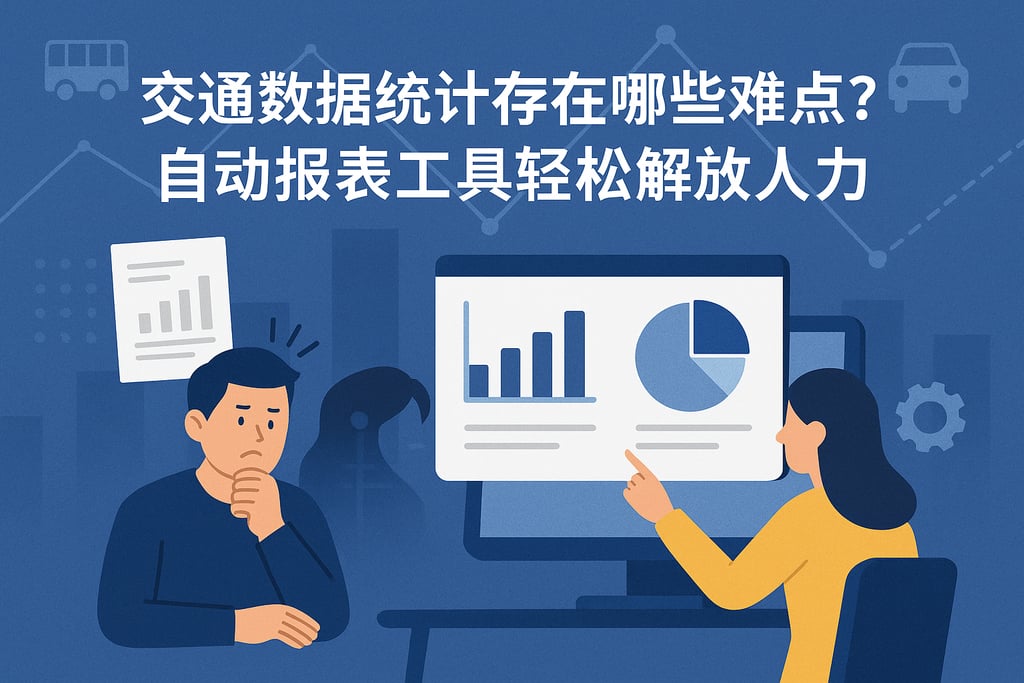 交通数据统计存在哪些难点？自动报表工具轻松解放人力