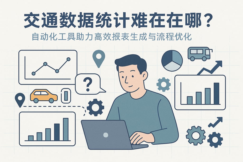 交通数据统计难在哪？自动化工具助力高效报表生成与流程优化