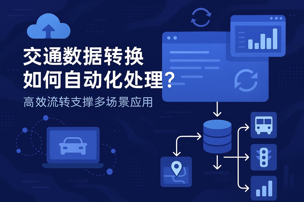交通数据转换如何自动化处理？高效流转支撑多场景应用