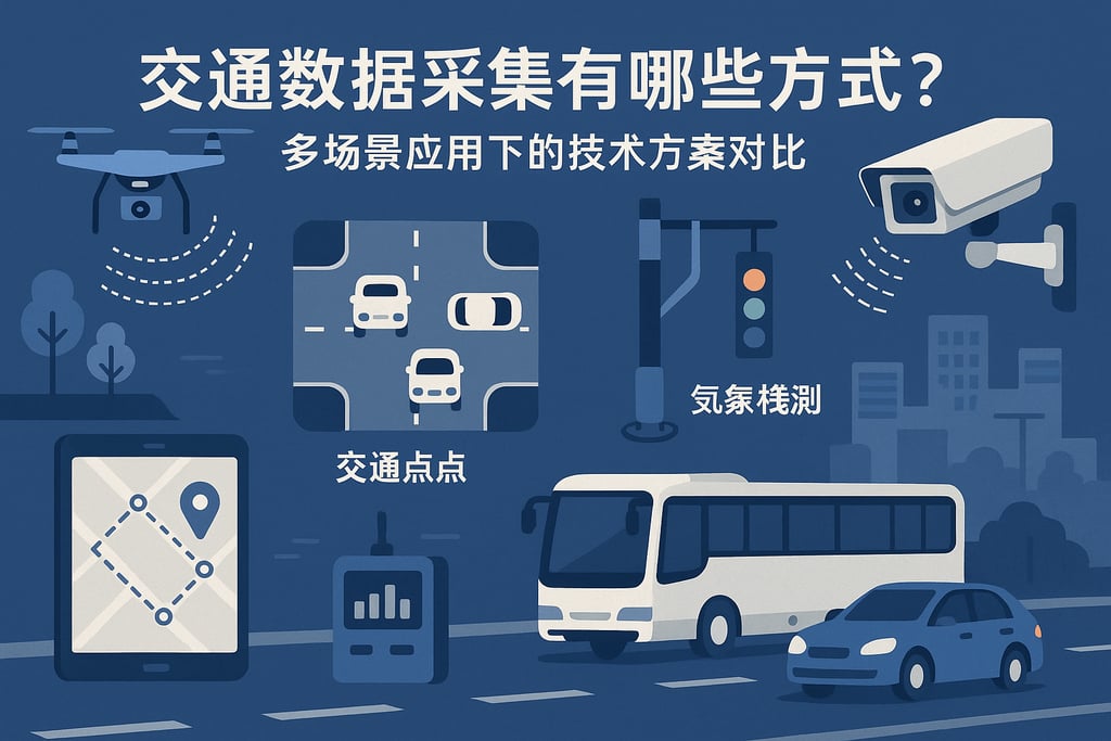交通数据采集有哪些方式？多场景应用下的技术方案对比