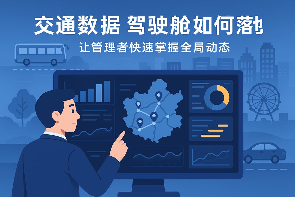交通数据驾驶舱如何落地应用？让管理者快速掌握全局动态