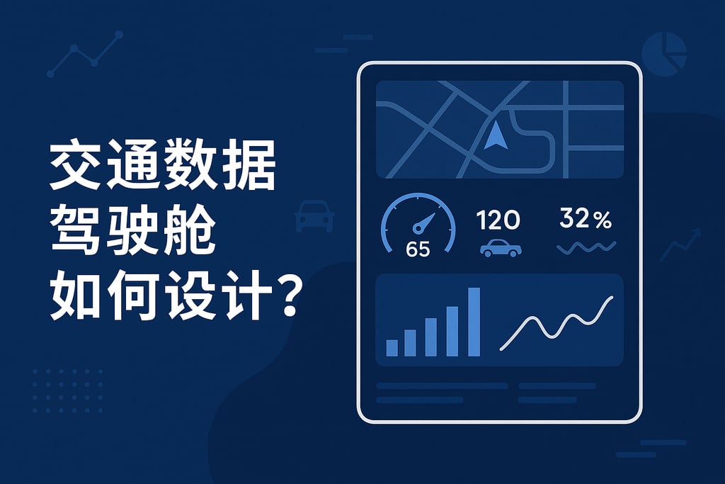 交通数据驾驶舱如何设计？关键指标一屏尽览
