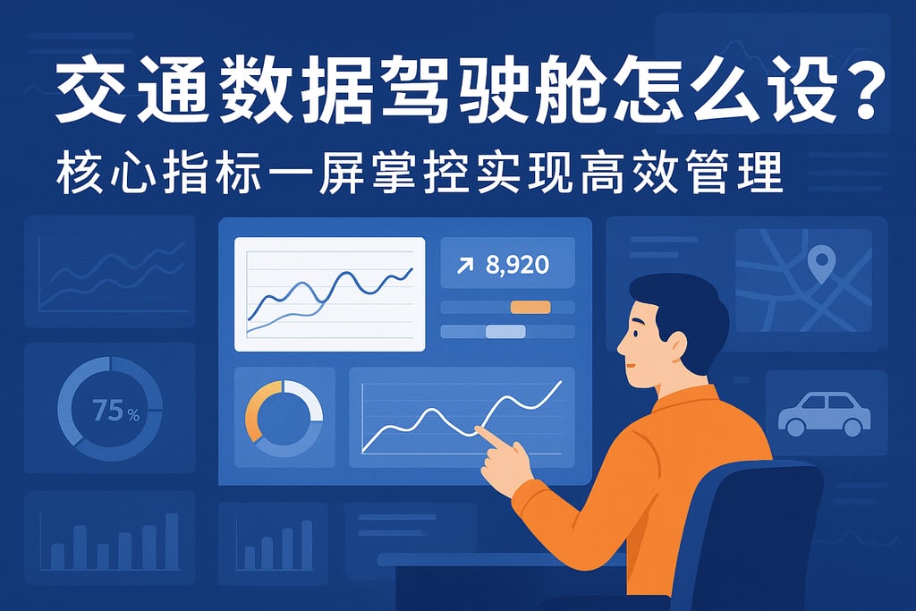 交通数据驾驶舱怎么设计？核心指标一屏掌控实现高效管理