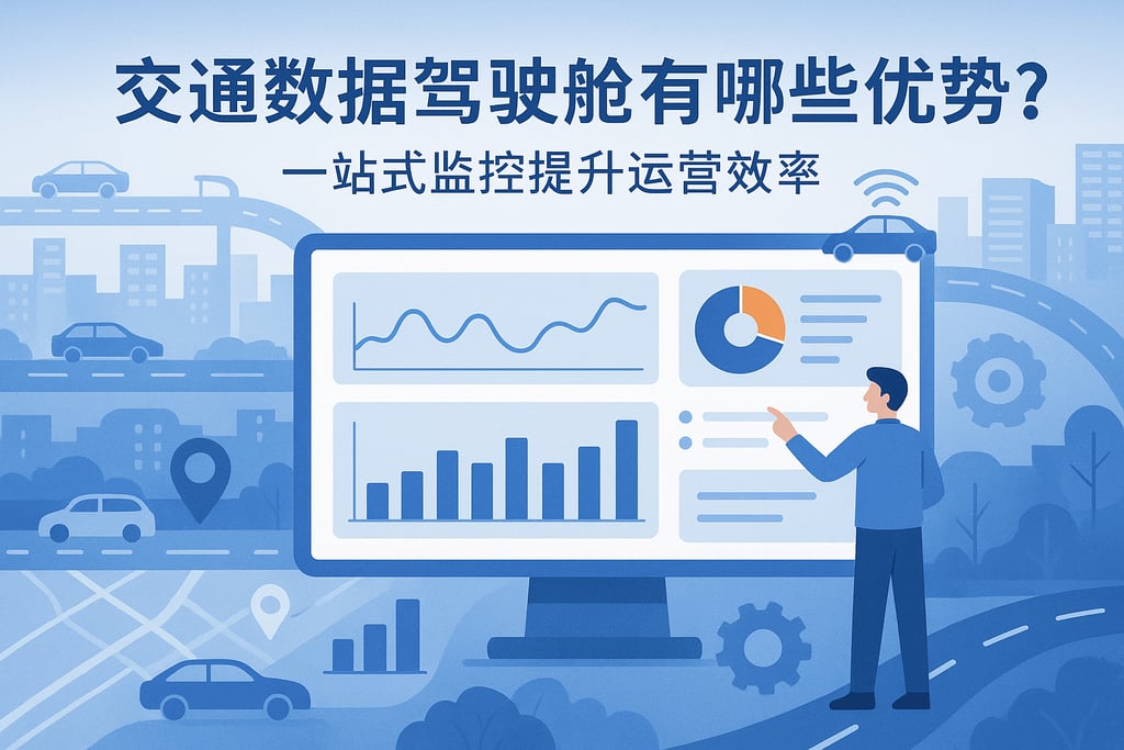 交通数据驾驶舱有哪些优势？一站式监控提升运营效率