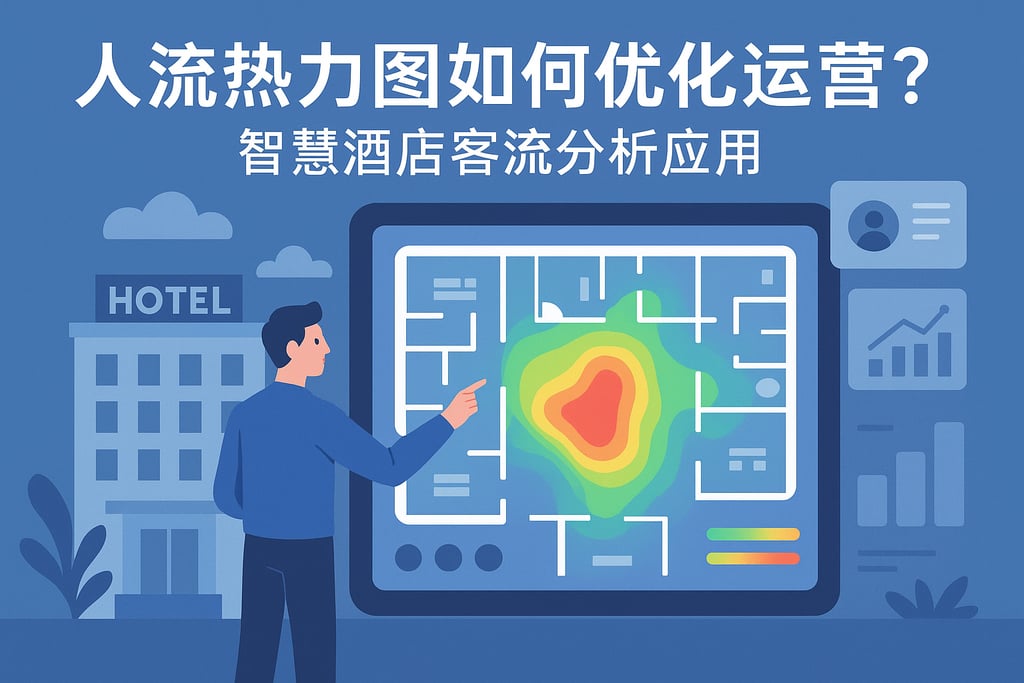 人流热力图如何优化运营？智慧酒店客流分析应用