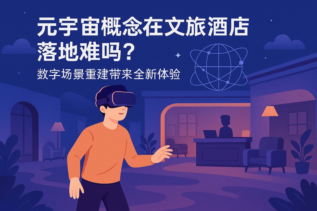 元宇宙概念在文旅酒店落地难吗？数字场景重建带来全新体验