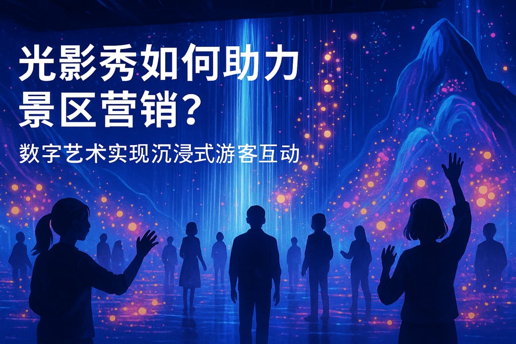 光影秀如何助力景区营销？数字艺术实现沉浸式游客互动